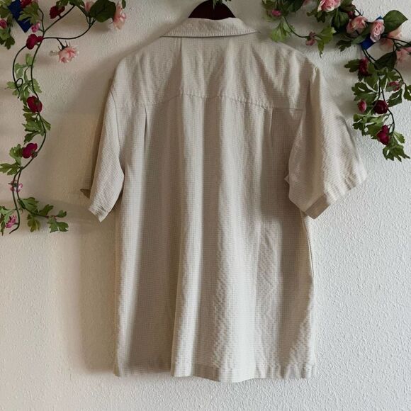 CouNter CC Medium Yellow Checkered Men's Collar Button Up Shirt - Picture 5 of 7